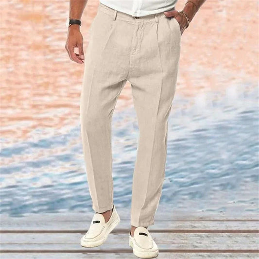 Axel | Stilvolle Sommerhosen aus Leinen für Männer - Image 1