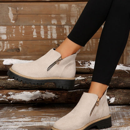 Alice | Damen Chelsea Stiefeletten mit Profilsohle - Image 4