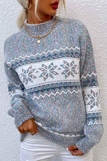 Nora | Damen Fair Isle Rundhals-Pullover - Image 3