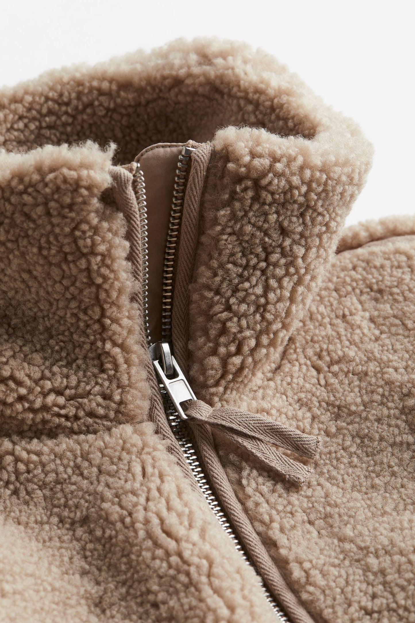 Yvonne | Damen Sherpa Jacke mit Reißverschluss - Image 5