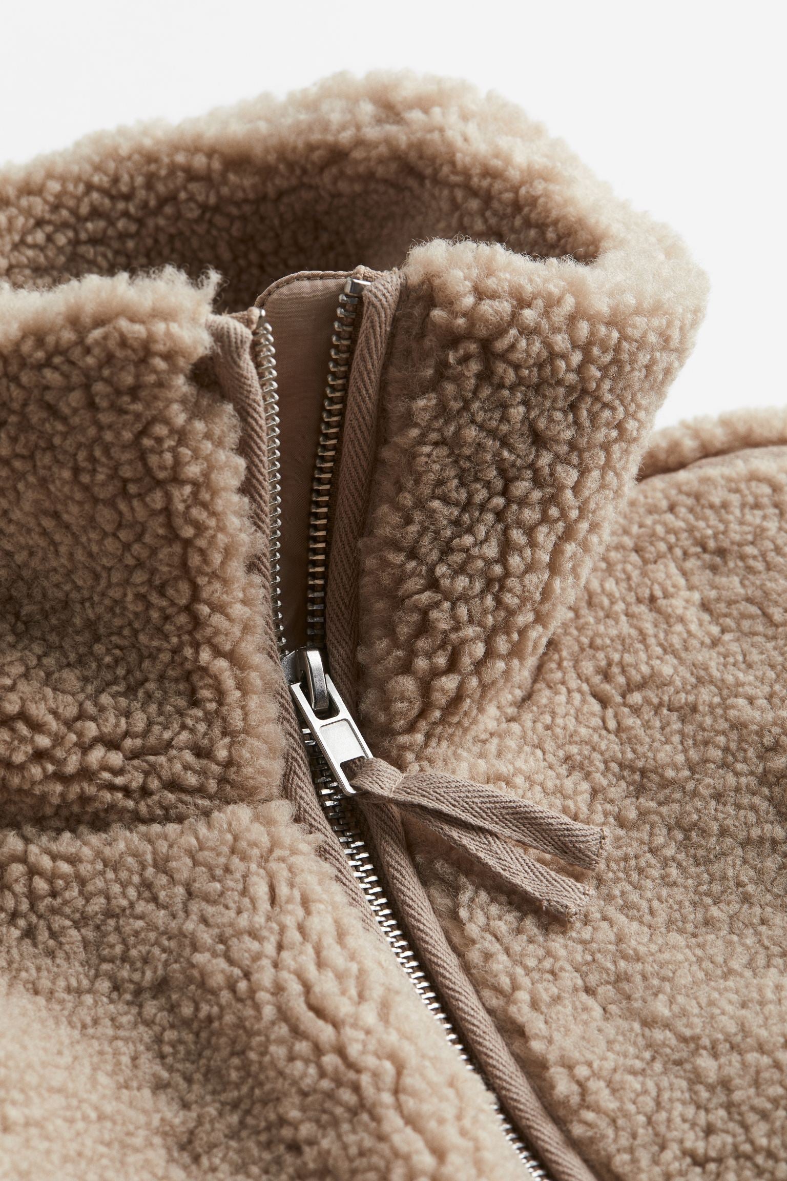 Yvonne | Damen Sherpa Jacke mit Reißverschluss - Image 5