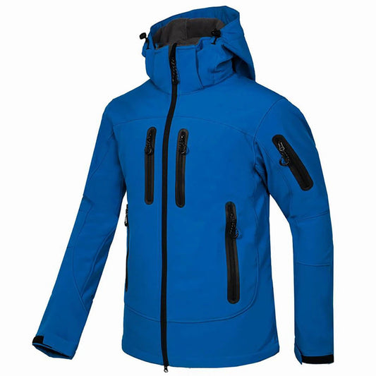 Klaus | Herren Fleecejacke mit Kapuze
