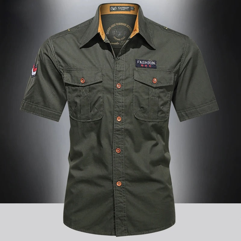 Konrad | Leichtes Arbeitshemd aus Baumwolle für Männer - Image 6