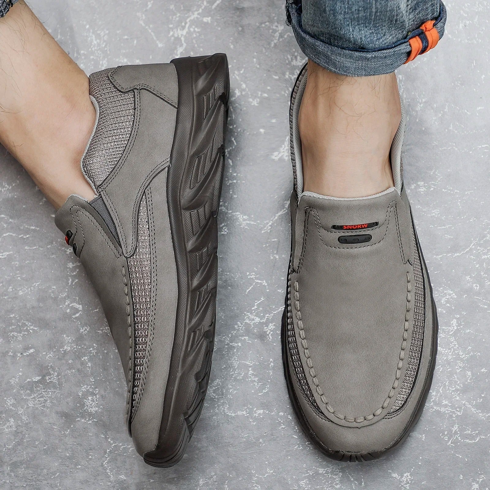 Nico | Bequeme, atmungsaktive Leder-Sneakers für Männer - Image 8