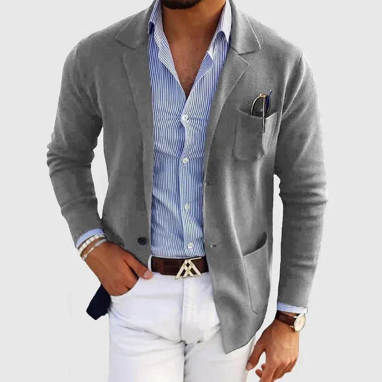 Niklas | Herren Relaxed Strickblazer - Image 2