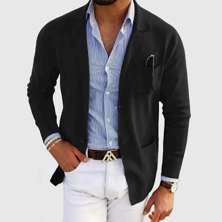 Niklas | Herren Relaxed Strickblazer - Image 6