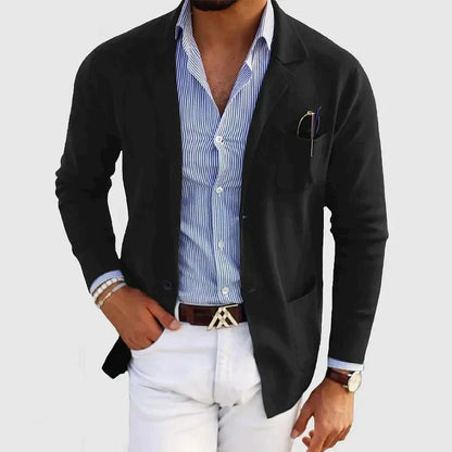 Niklas | Herren Relaxed Strickblazer - Image 6