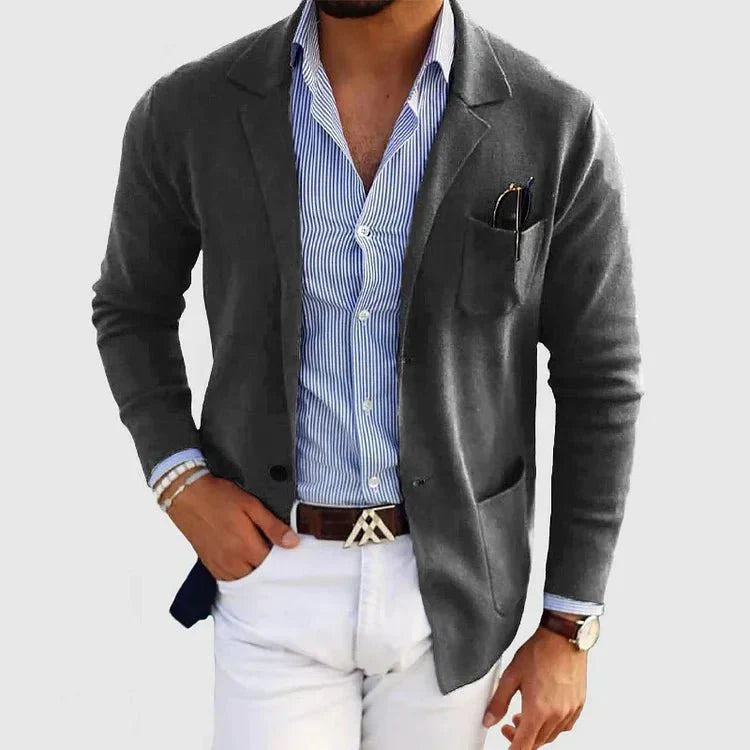 Niklas | Herren Relaxed Strickblazer - Image 7