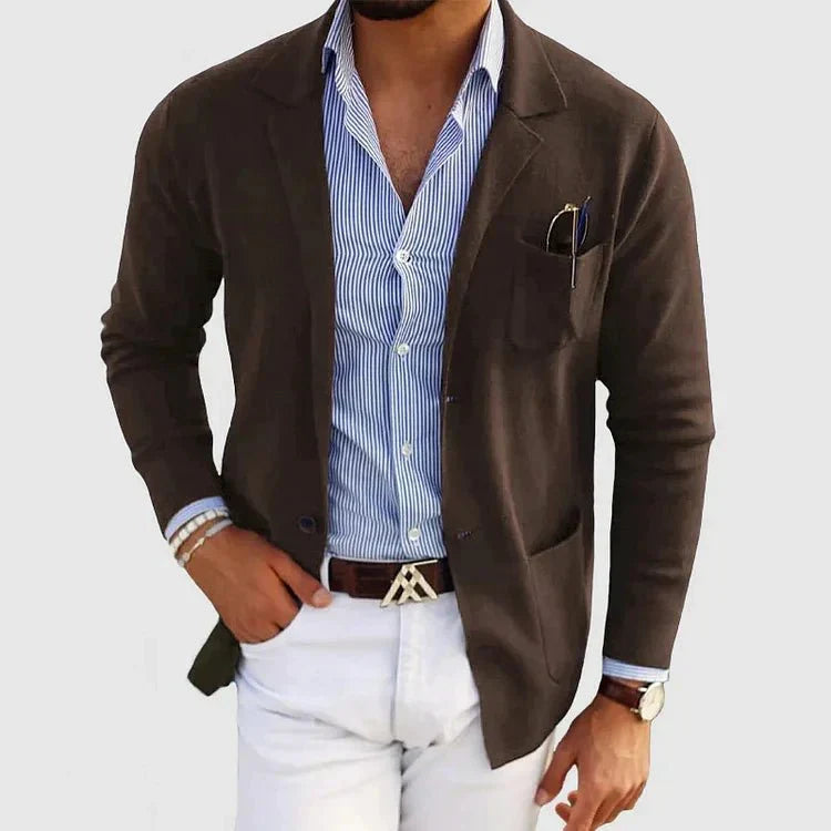 Niklas | Herren Relaxed Strickblazer - Image 4
