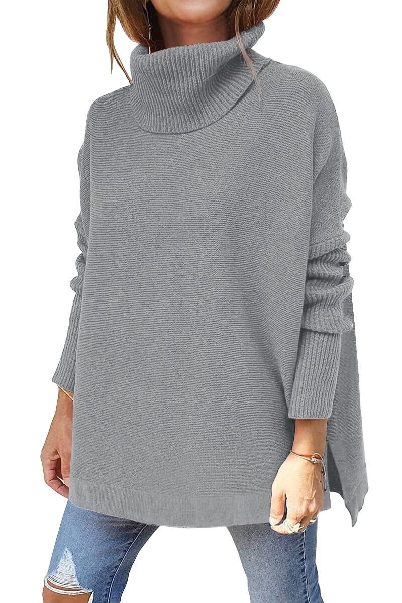 Lea | Damen Oversized Rollkragenpullover - Image 4