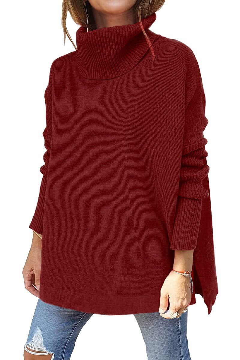 Lea | Damen Oversized Rollkragenpullover - Image 7