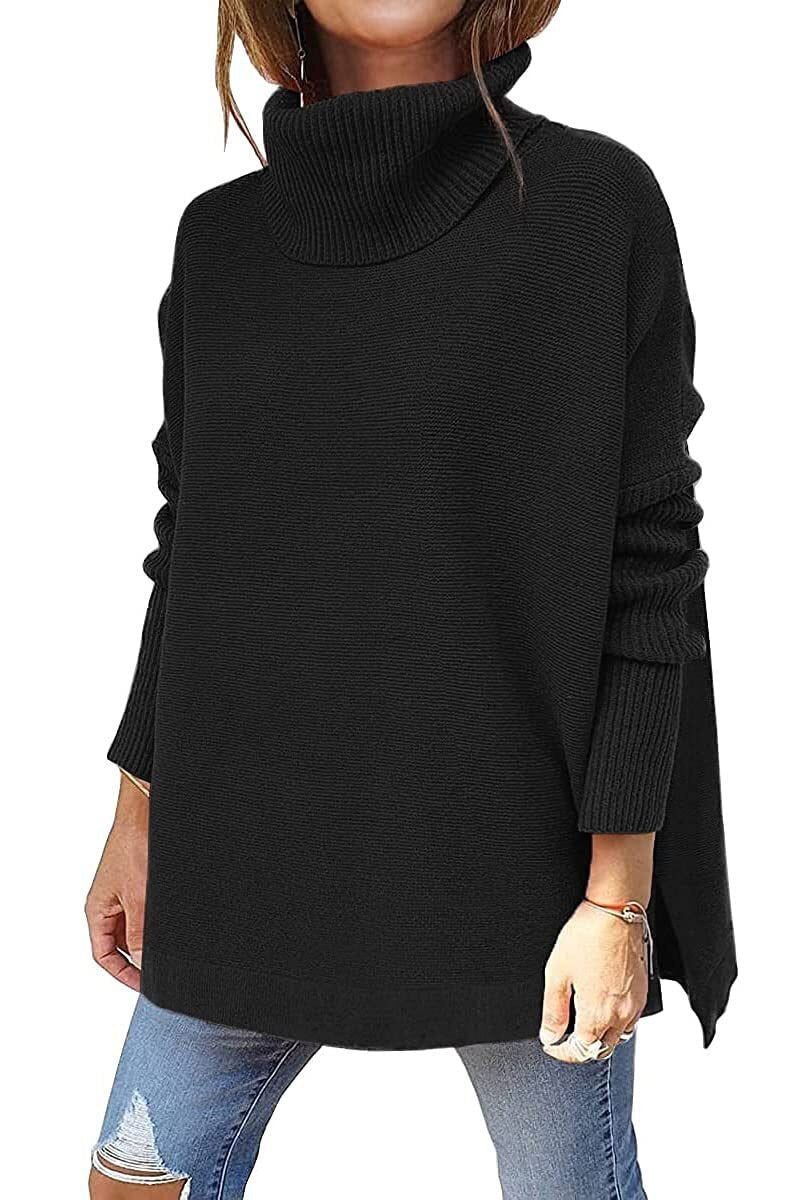 Lea | Damen Oversized Rollkragenpullover - Image 3