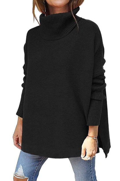 Lea | Damen Oversized Rollkragenpullover - Image 3