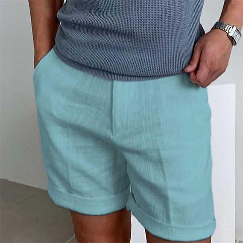 Kai | Shorts aus Leinen für Männer - leicht, atmungsaktiv, mit Bündchen für den Sommer - Image 7