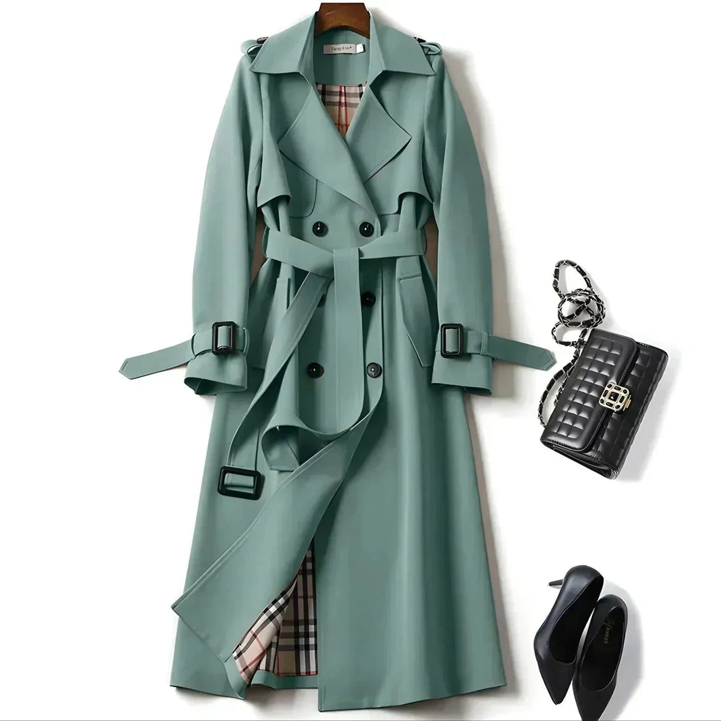 Ruth | Damen Stylische Trenchcoat - Reuploaded Image
