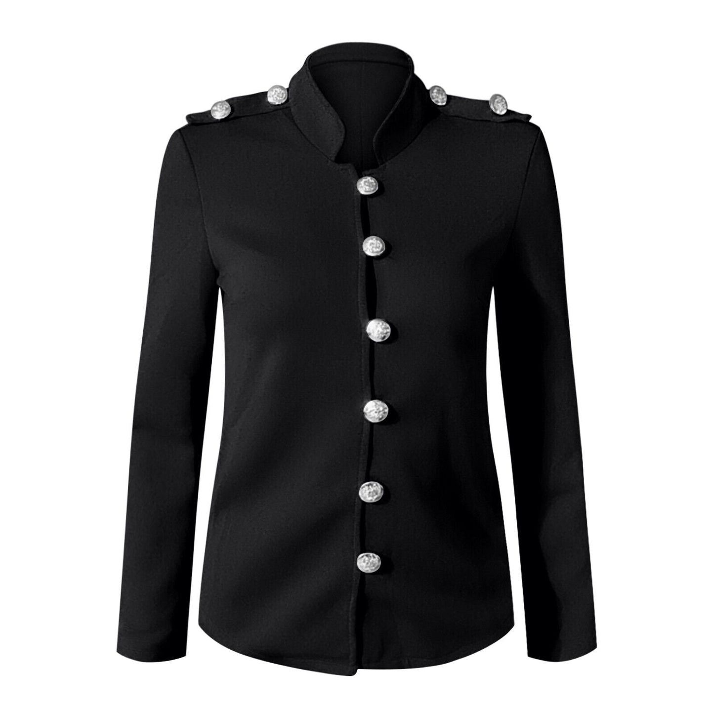 Carla | Damen Button-Front Figurbetonte Jacke - Image 8