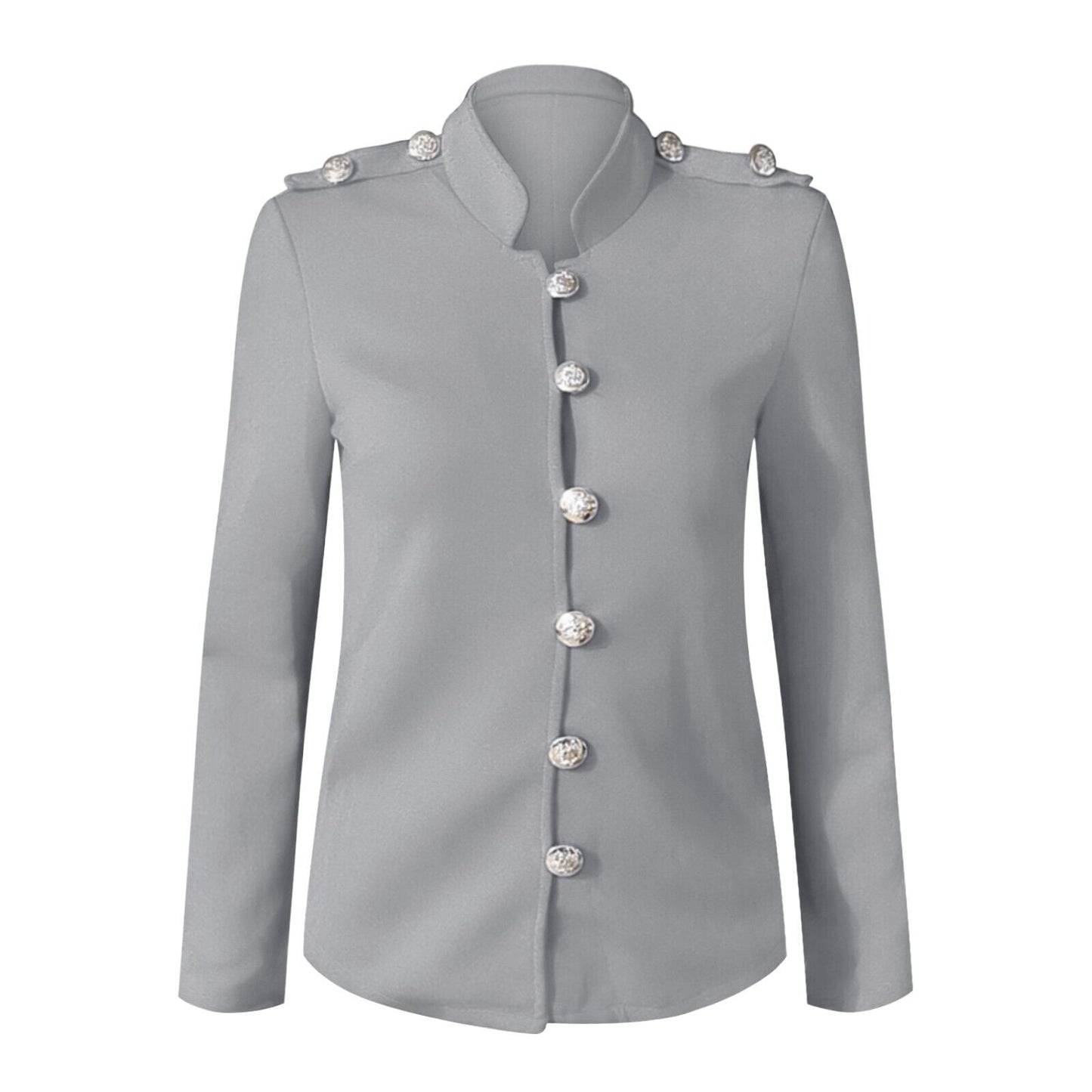 Carla | Damen Button-Front Figurbetonte Jacke - Image 7