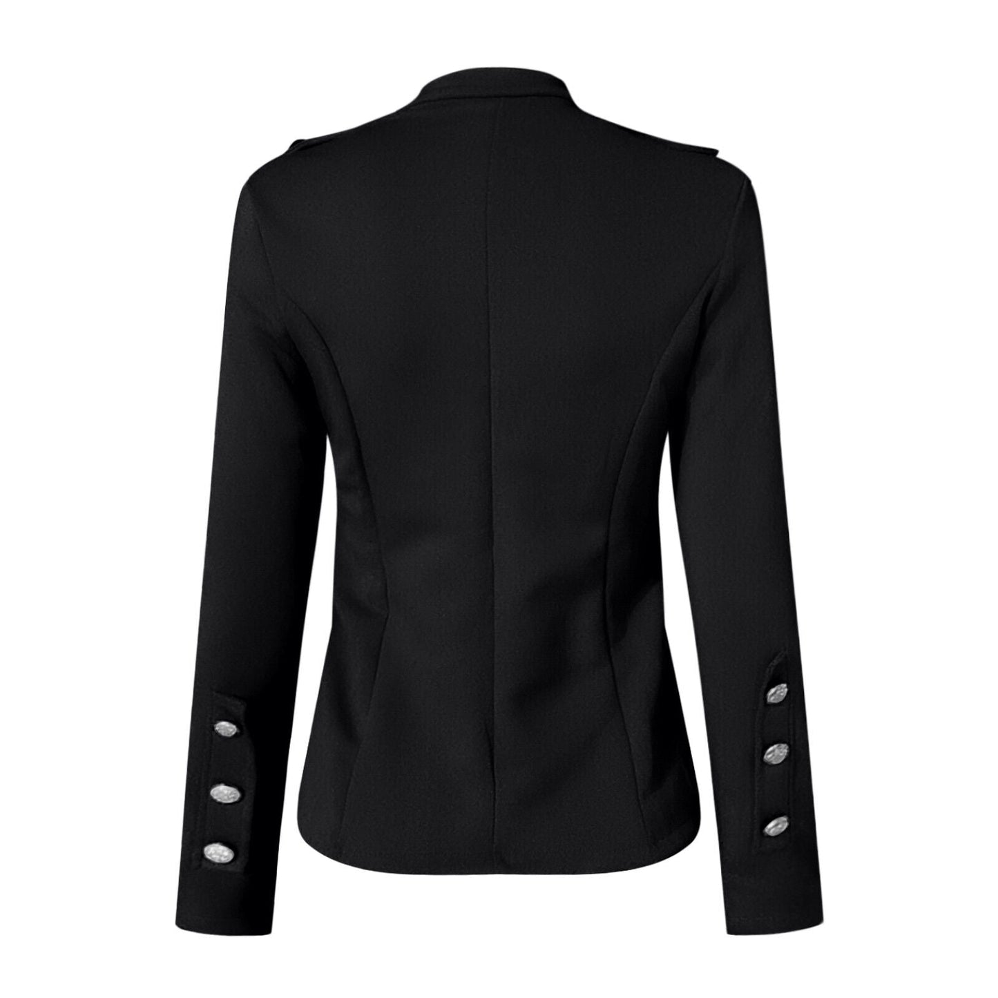 Carla | Damen Button-Front Figurbetonte Jacke - Image 9
