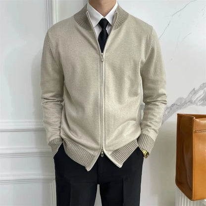 Saint | Smart Casual Strickjacke mit Reißverschluss