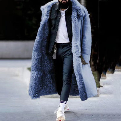Finn | Herren Langer Shearling Mantel - Image 2