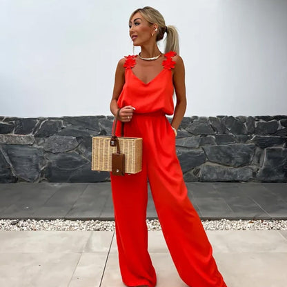 Valentina | Geblümter Jumpsuit mit elegantem Design - Image 2