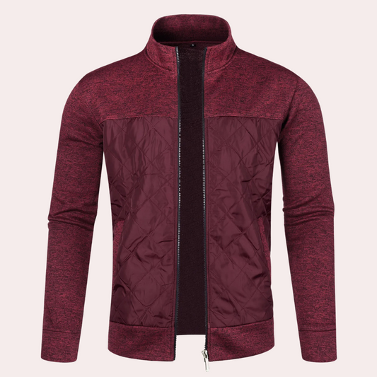 Alois | Herren Steppjacke mit durchgehendem Reißverschluss - Image 1