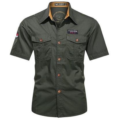 Konrad | Leichtes Arbeitshemd aus Baumwolle für Männer - Image 1