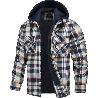 Jakob | Herren Flanelljacke mit Kapuze - Image 4