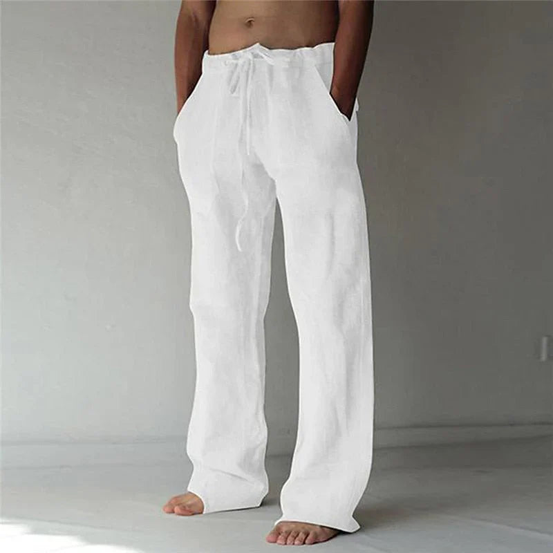 Tom | Bequeme Baggy Leinenhosen für Männer - Image 1